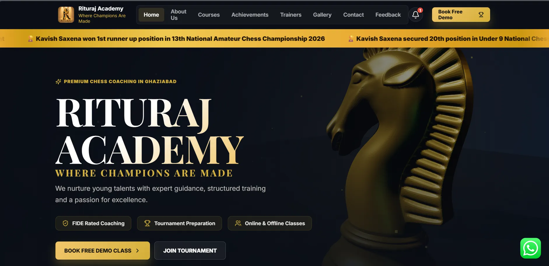 Rituraj Academy project preview